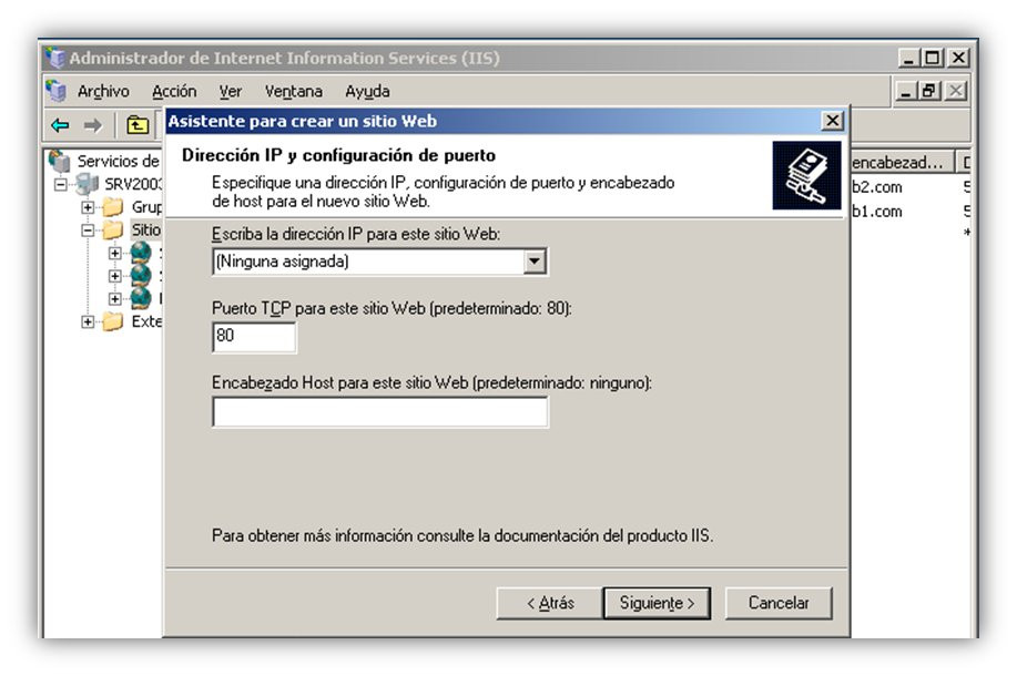 Gestión de Host Headers (4)