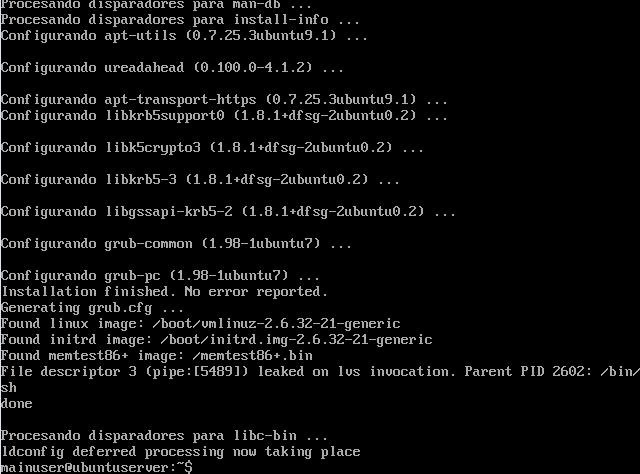 Uso de apt-get upgrade