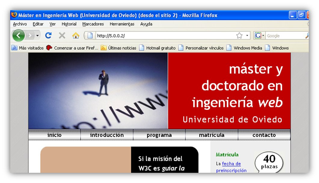 Cambio de Localizacion de una Web (1) Cambio de Localizacion de una Web (1)