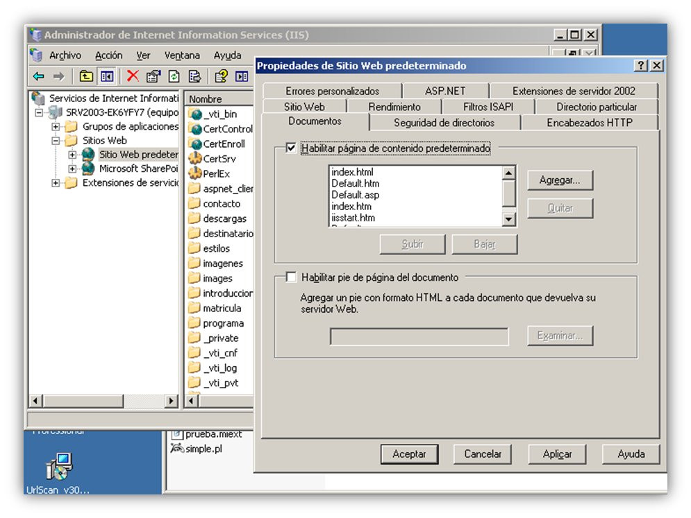 Cambio de documento por defecto
