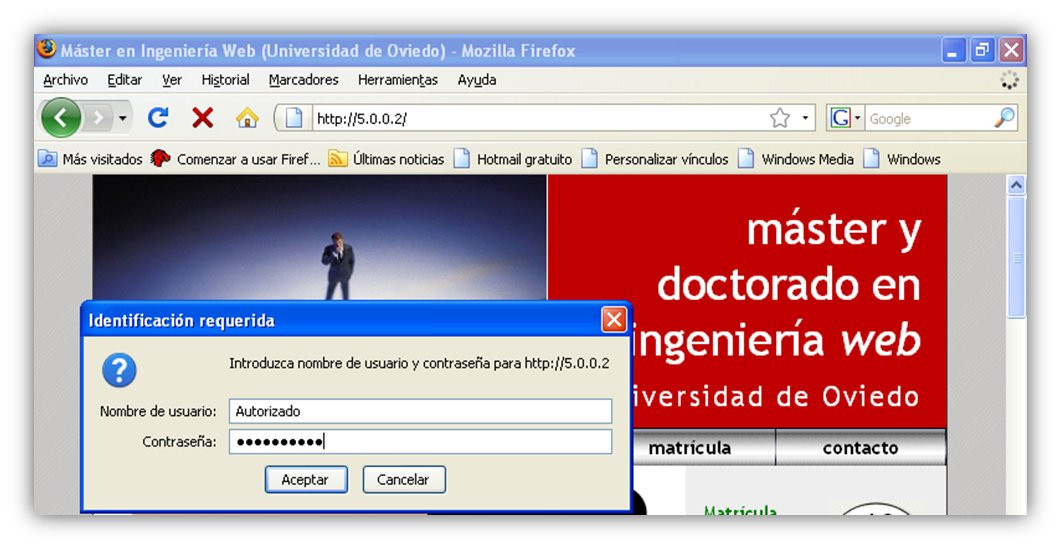 Autenticación IWA con Firefox (1) Autenticación IWA con Firefox (1)