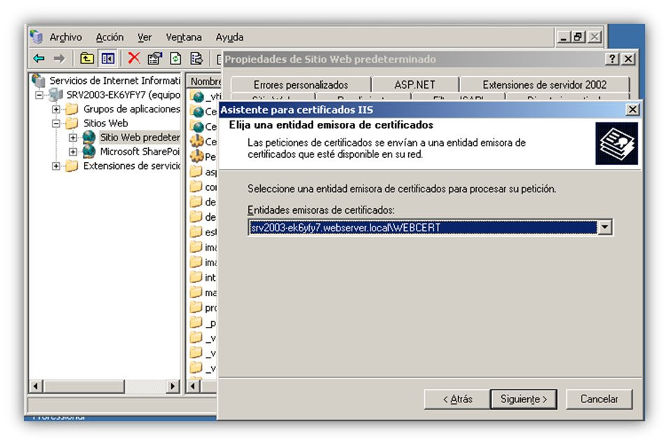 Gestión de SSL (14)