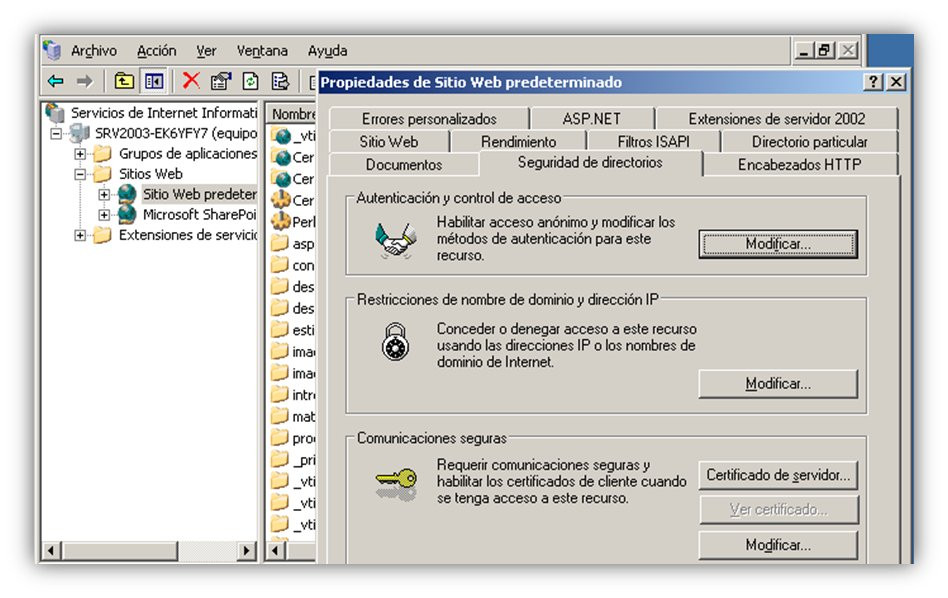 Gestión de SSL (5)