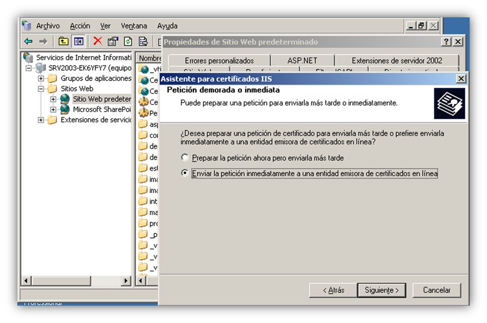Gestión de SSL (8)