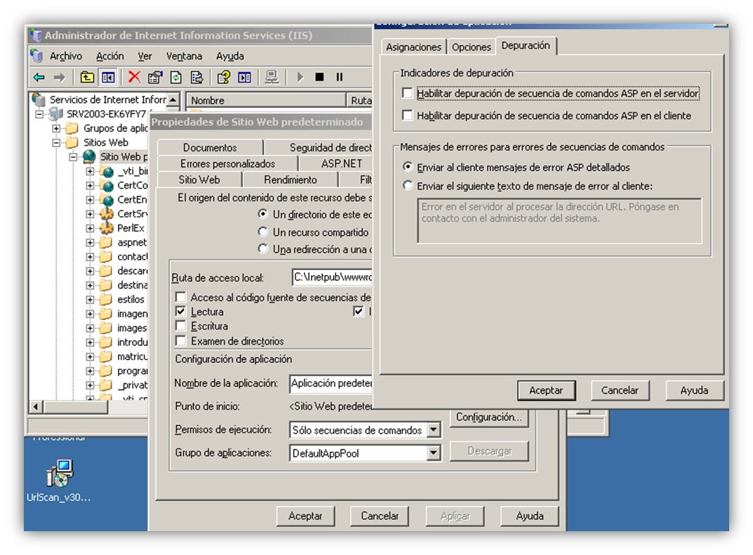 Errores personalizados en IIS (1) Errores personalizados en IIS (1)