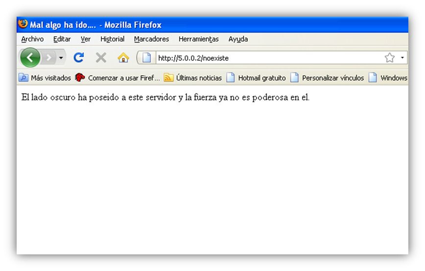 Errores personalizados en IIS (5) Errores personalizados en IIS (5)