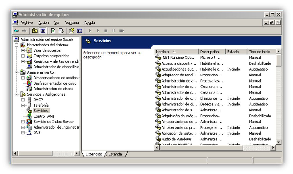 Gestión de WebDAV (2)