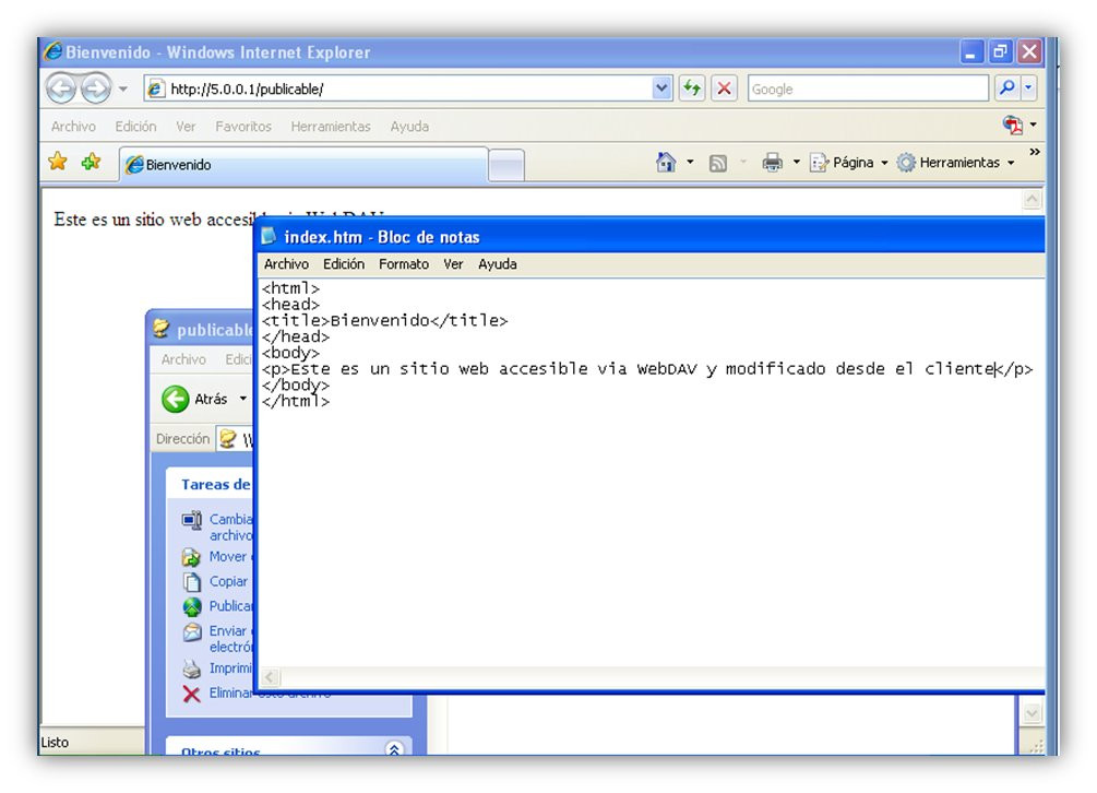Gestión de WebDAV (25)