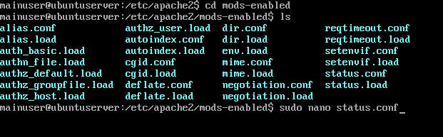 Directorio mods-enabled