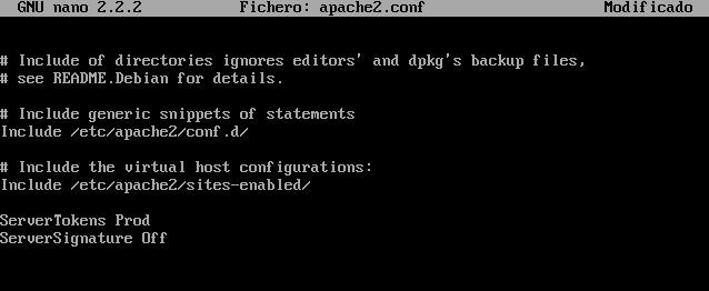 Directiva ServerSignature Directiva ServerSignature