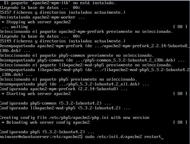 Instalando mod_php (2)