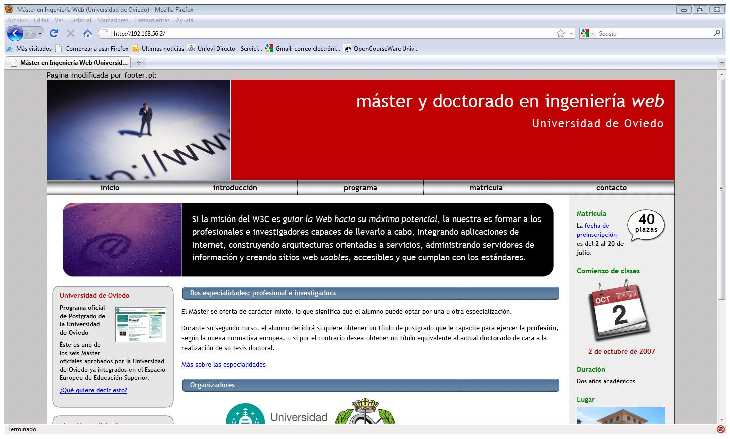 Instalación de un handler (6)