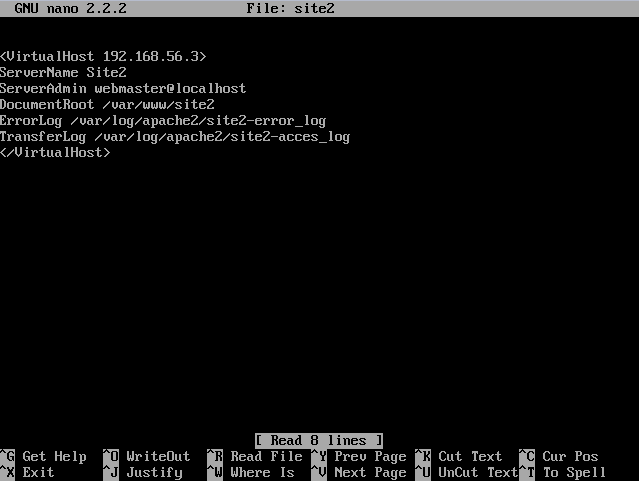 Instalación de virtual host (1) Instalación de virtual host (1)