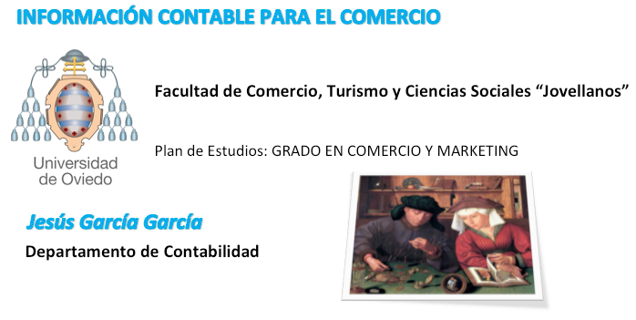 Información Contable para el Comercio, un curso de Jesús García García